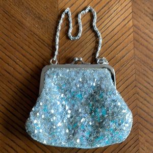 Small sparkly evening bag